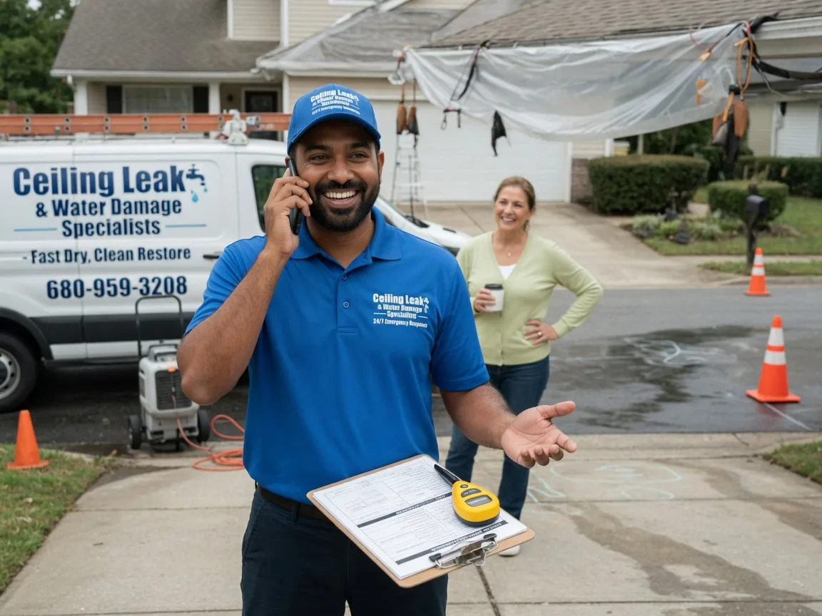 Ceiling Leak Cleanup Raton, NM FAQs